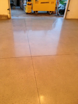 Stained, Polished Concrete